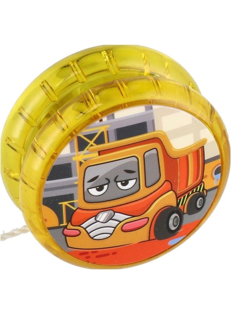 توي لاند مجموعة يويو للأطفال مكونة من 6 قطع - مركبات كرتونية - ألوان متنوعة. - Image 2